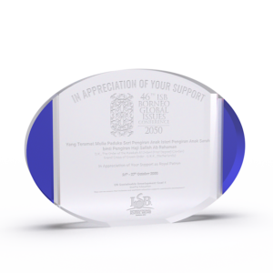 Oval Duo-tone Nova Crystal